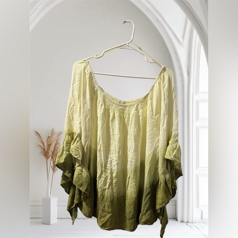 Cato Olive Green Women's Top sz xl